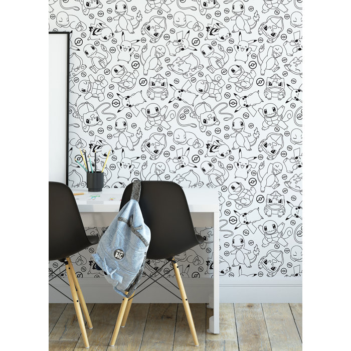 Room Mates Pokémon Peel & Stick Wallpaper Wayfair